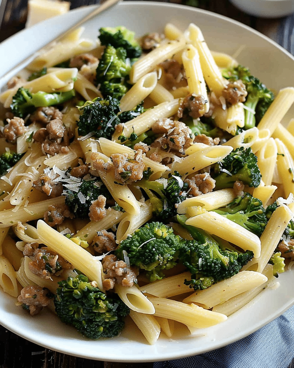 Italian Sausage & Broccoli Pasta