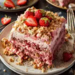 Strawberry Crunch Cake