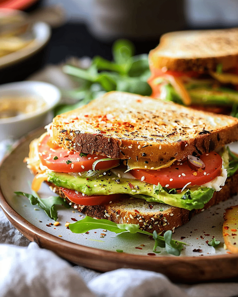 Havarti Avocado Sandwich with Spicy Mayo