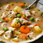 Leftover Turkey and Vegetable Soup
