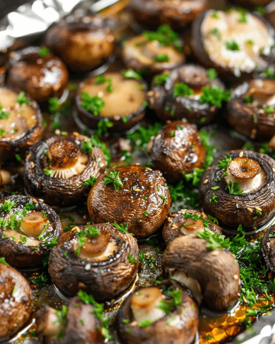 Roasted Miso Mushrooms