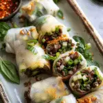 20 Minute Thai Basil Beef Rolls
