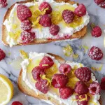 Lemon Ricotta Raspberry Toast