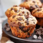 Moist Banana Chocolate Chip Muffins