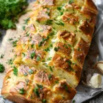 Cheesy Garlic Crack Bread