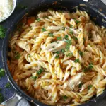 One-Pot Leftover Roast Chicken Pasta
