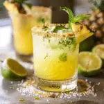 Spicy Serrano Pineapple Margarita