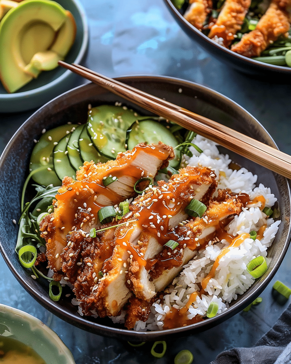 Crispy Chicken Katsu Bowls