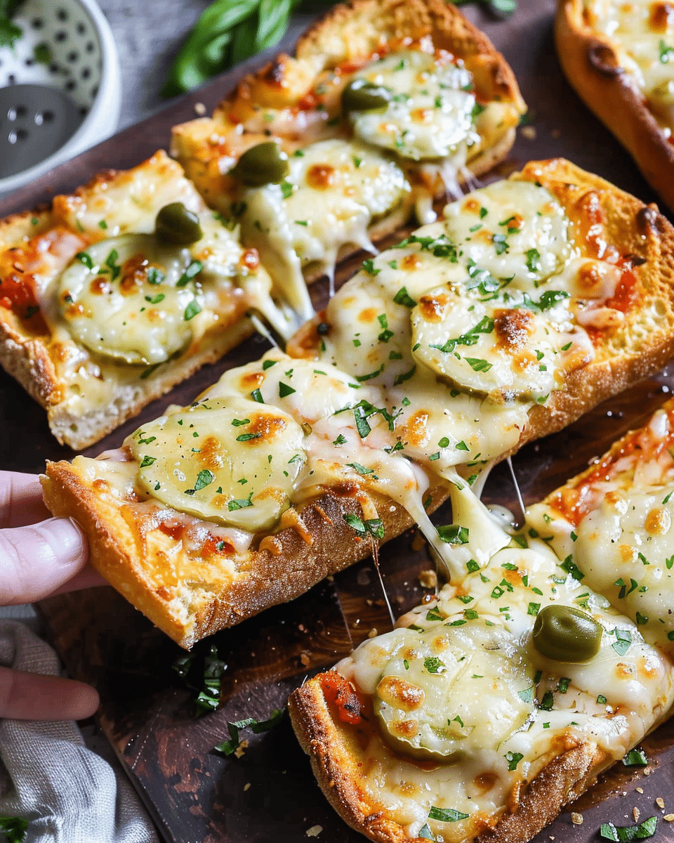 Garlic Bread Pizza