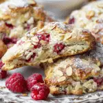 Homemade Raspberry Almond Scones