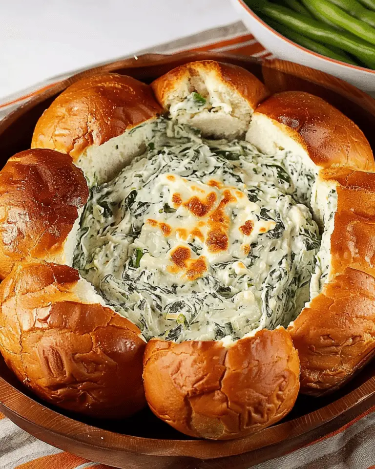Knorr Spinach Dip Bread Bowl | TheFamilyCooking