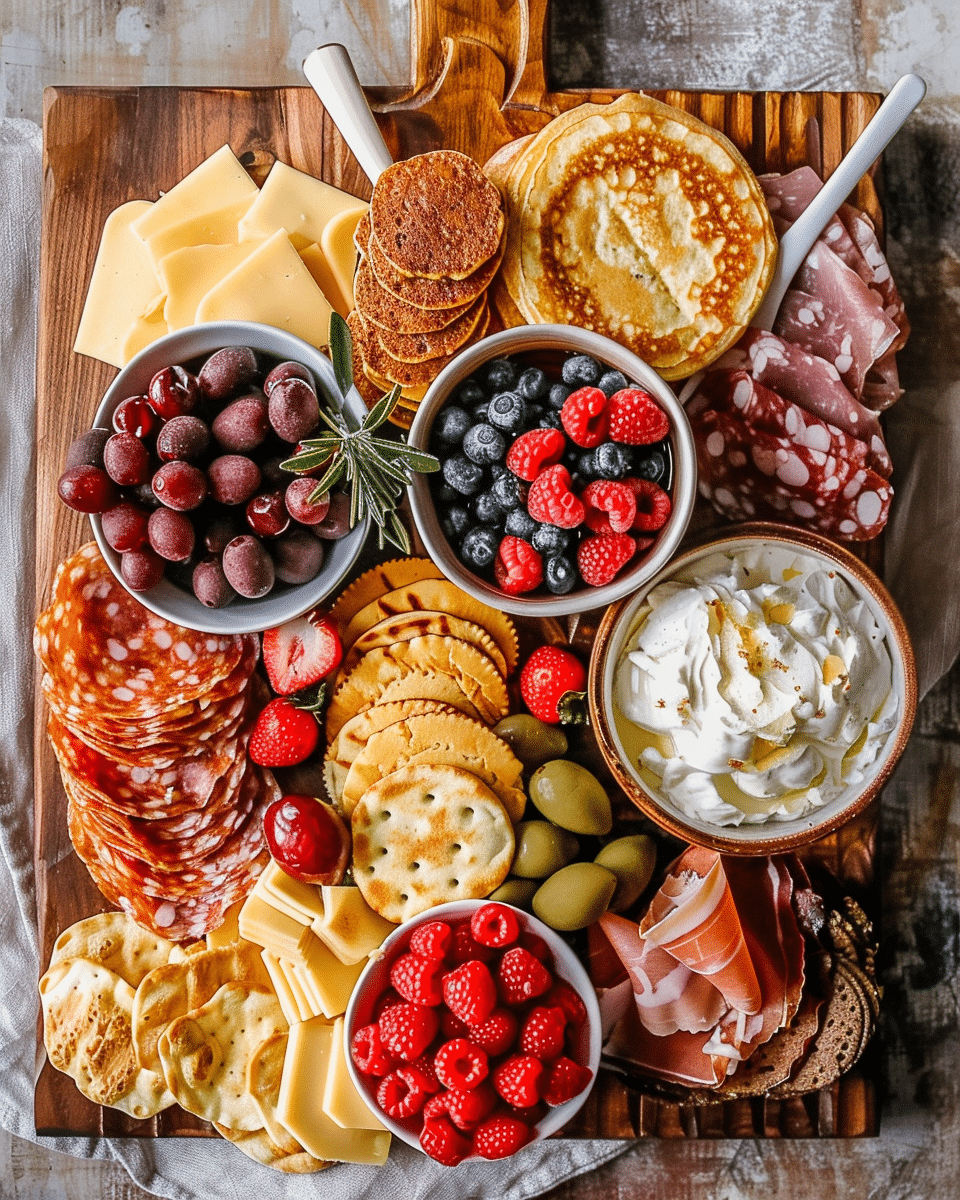 Pancake Charcuterie Board