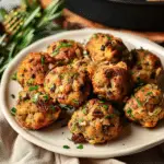 Air Fryer Stuffing Balls