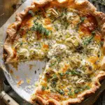 Artichoke Gouda Tart