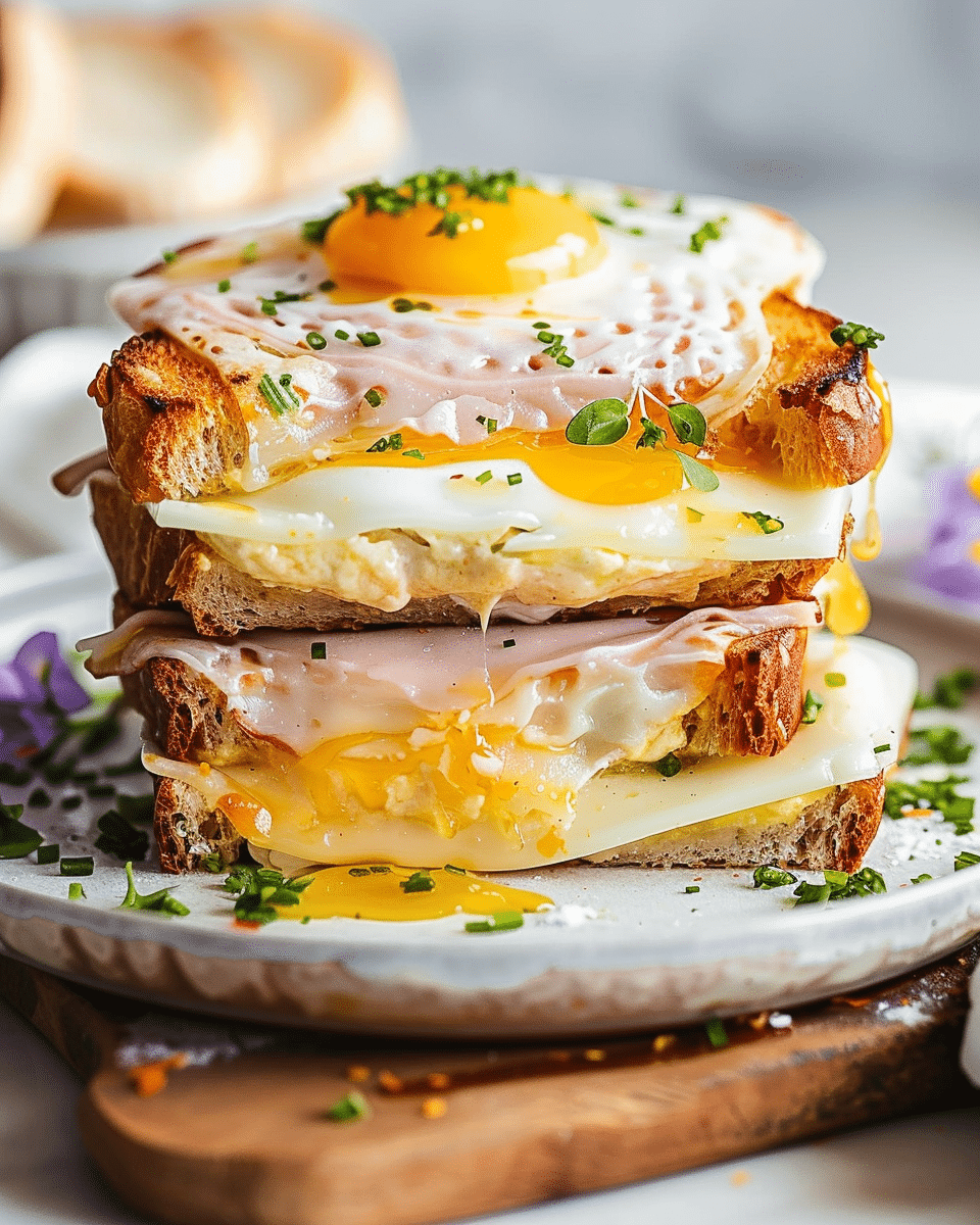 Croque Madame Sandwiches