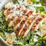 Green Goddess Salad with Parmesan Chicken