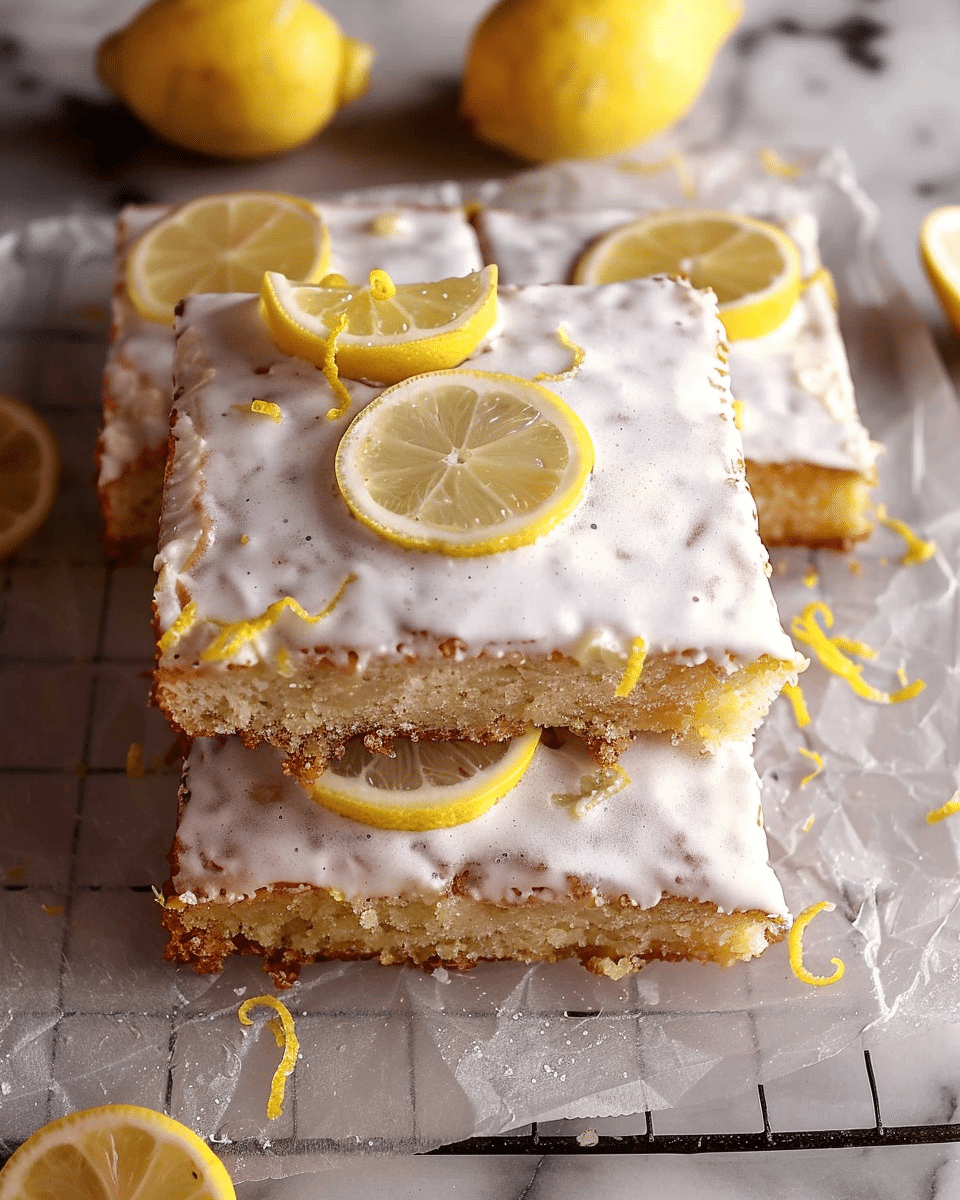 Easy Lemon Fritter Cake