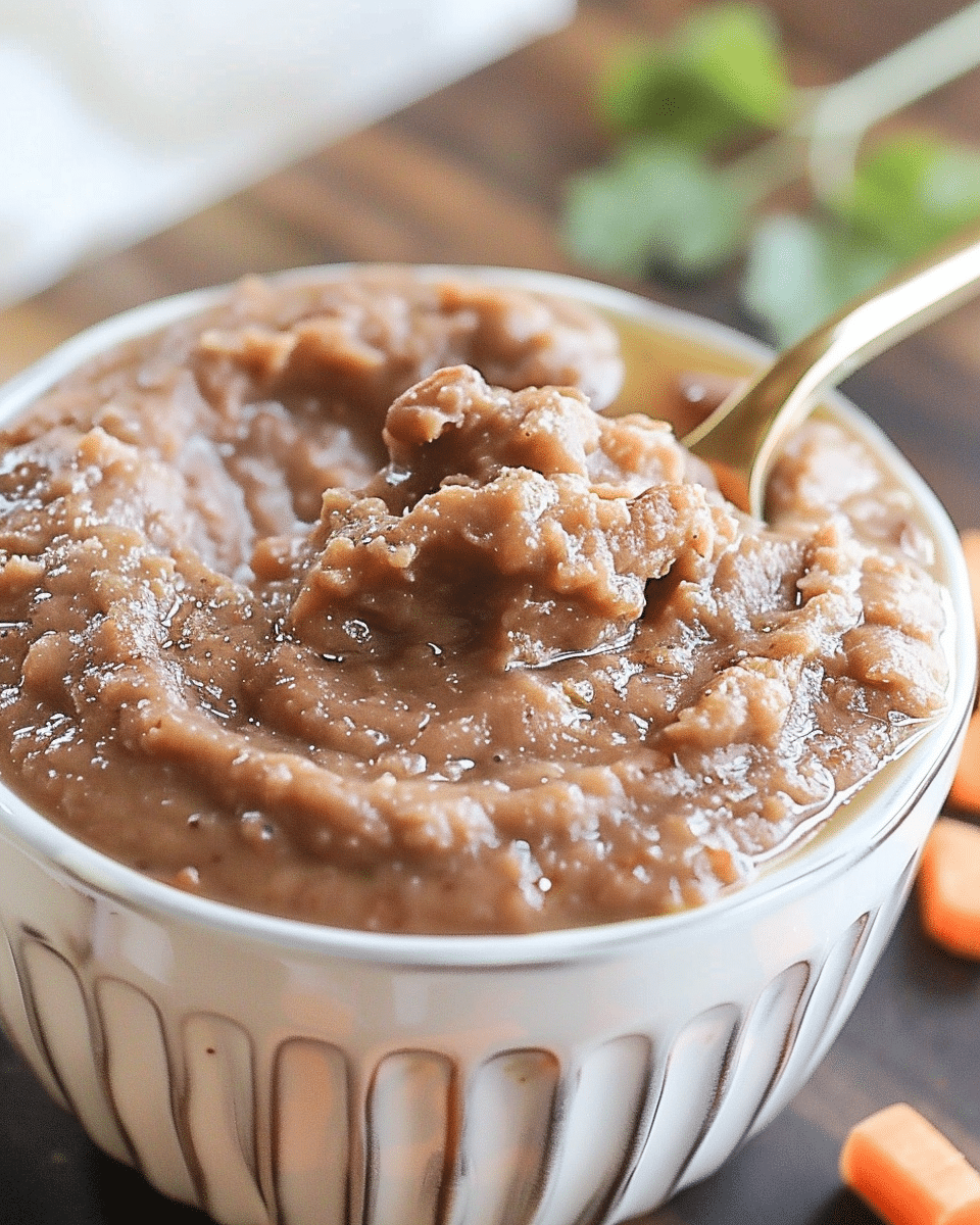 Mexican Style Crock Pot Refried Beans