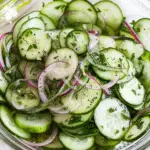 Oil and Vinegar Cucumber Salad