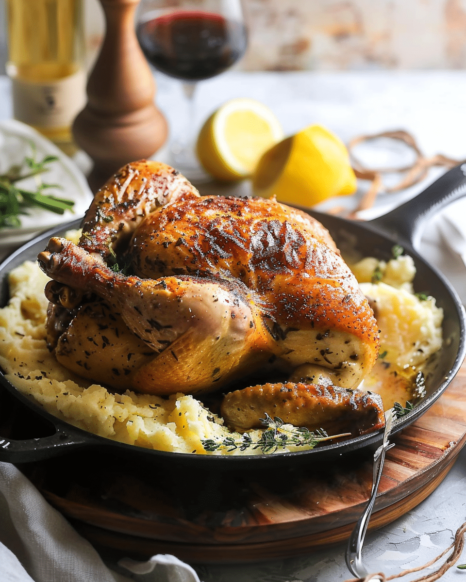 Roasted Million Dollar Chicken