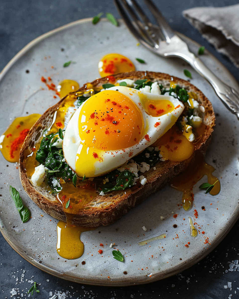 Smashed Eggs On Toast