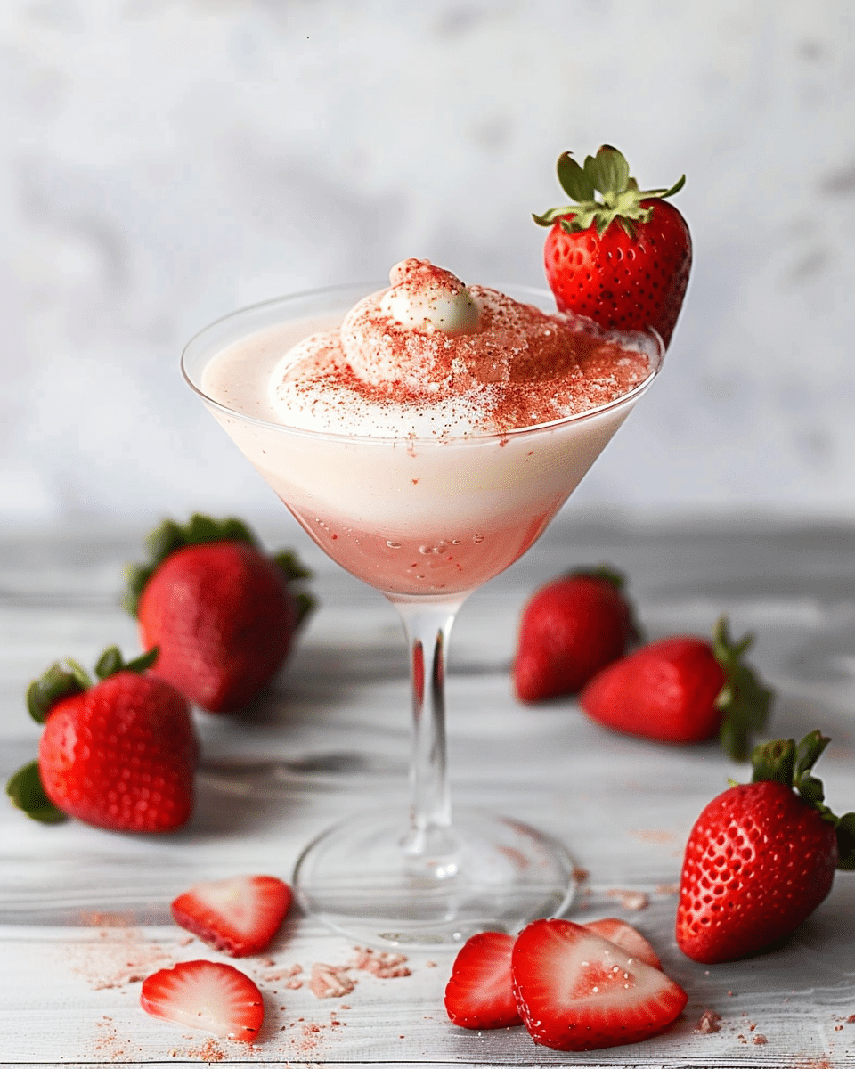 Strawberry Shortcake Martini