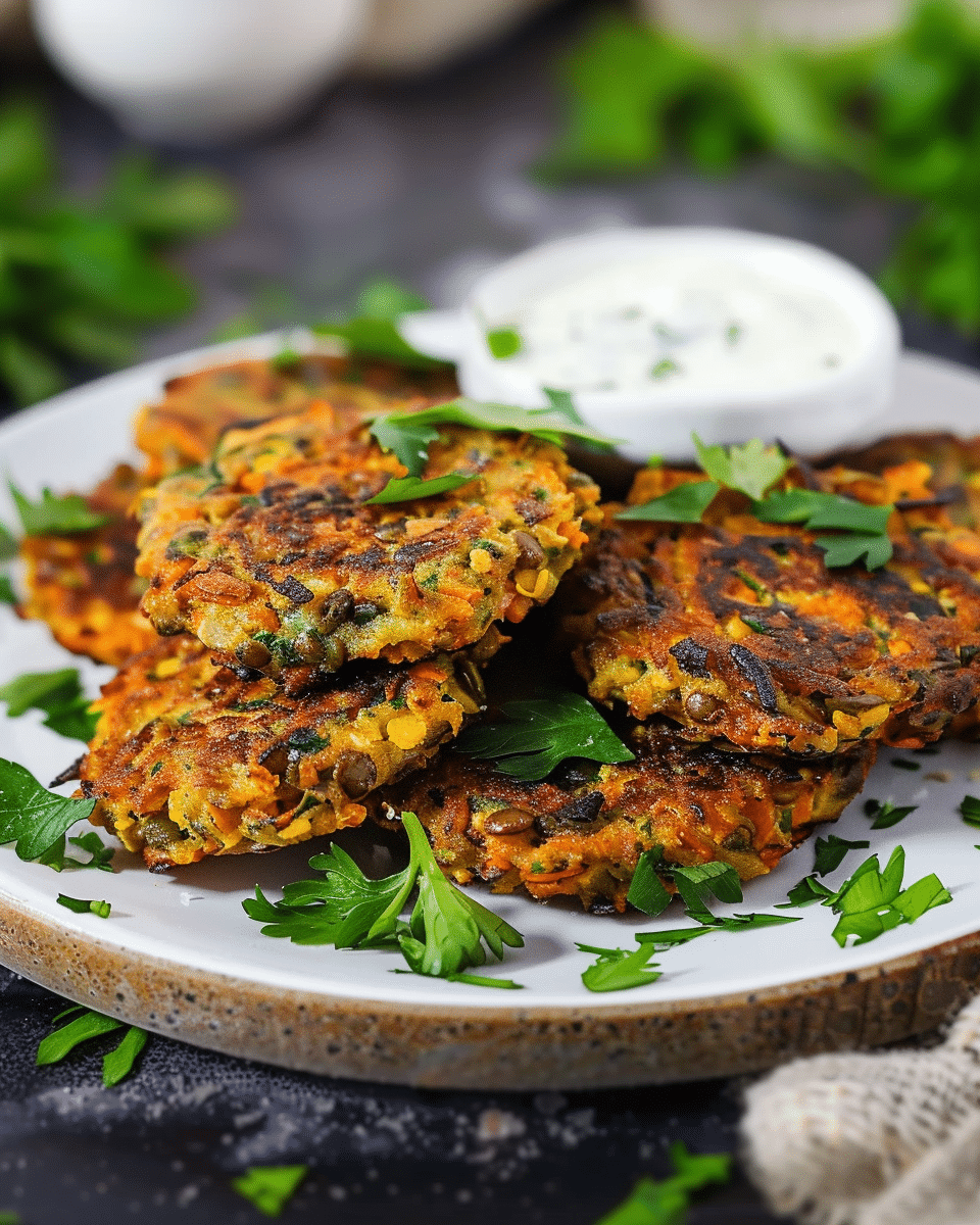 Easy Lentil Fritters