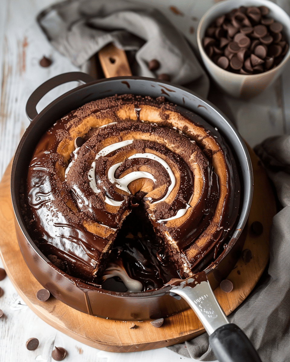Giant Chocolate Scroll