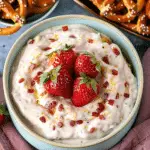Sweet Strawberry Pretzel Dip