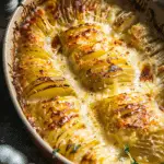 Hasselback Potato Gratin