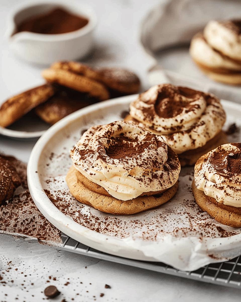 Air Fryer Tiramisu Cookies