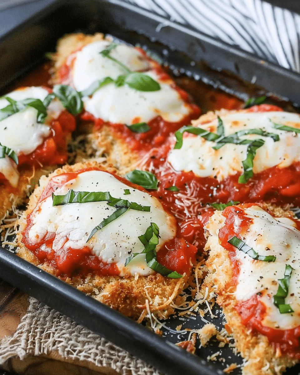 Easy Baked Chicken Parmesan