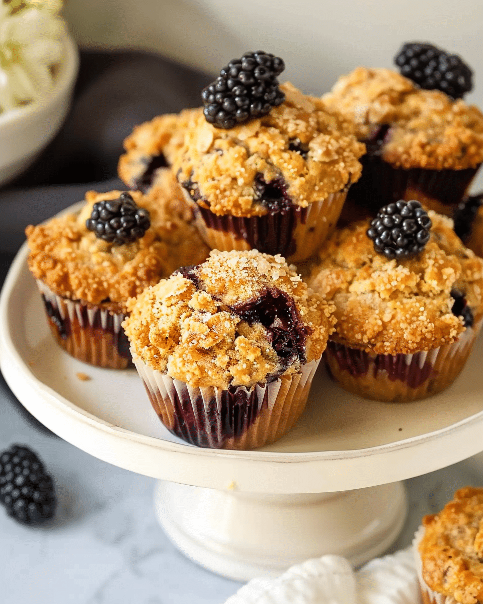 Mulberry Muffins with Brown Sugar