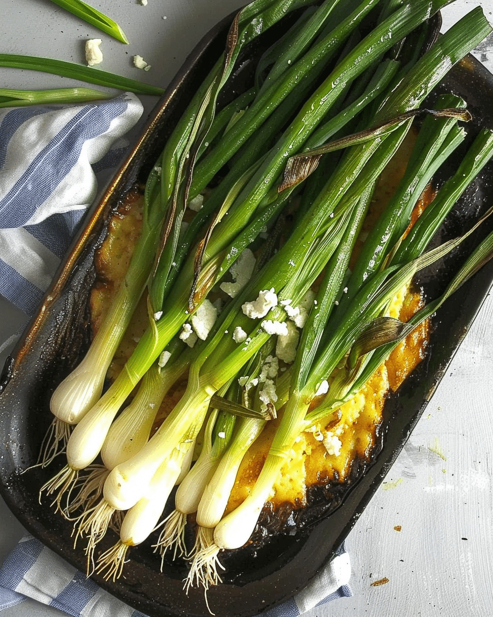 Roasted Green Onions