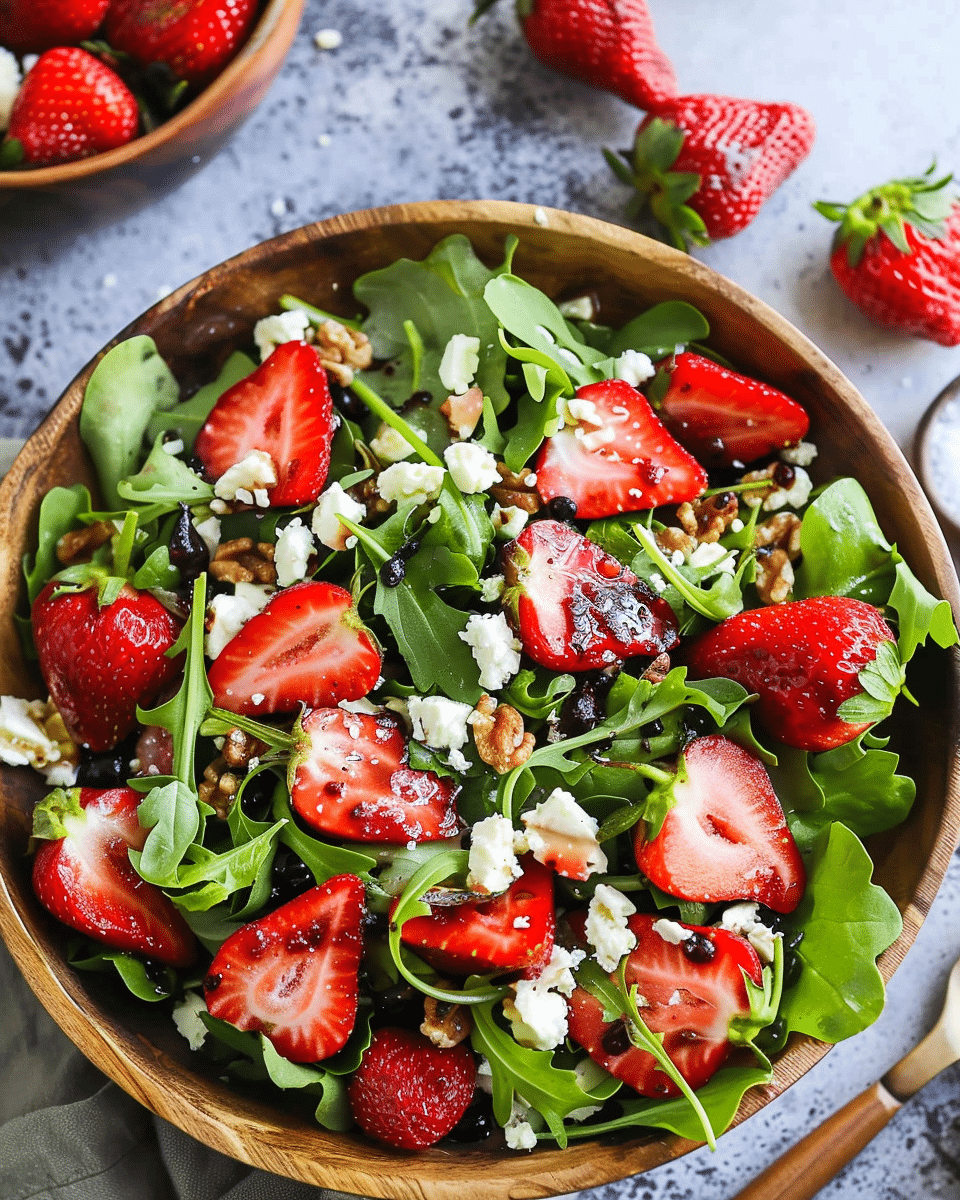 Strawberry Goat Cheese Salad