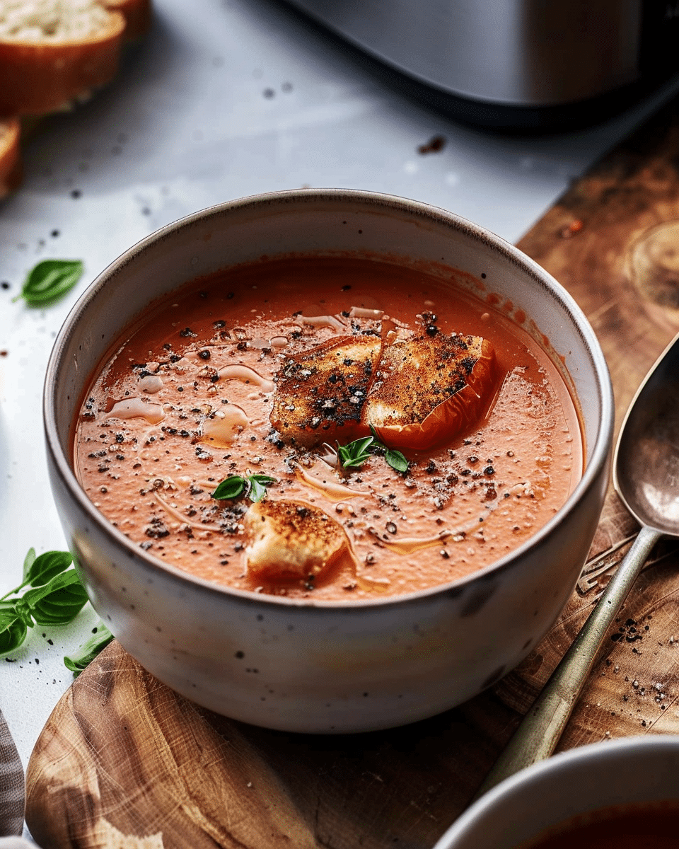 Air Fryer Tomato Soup