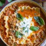One Pot Lasagna Soup