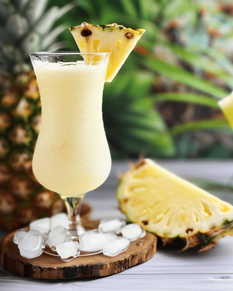 Piña Colada on the Rocks