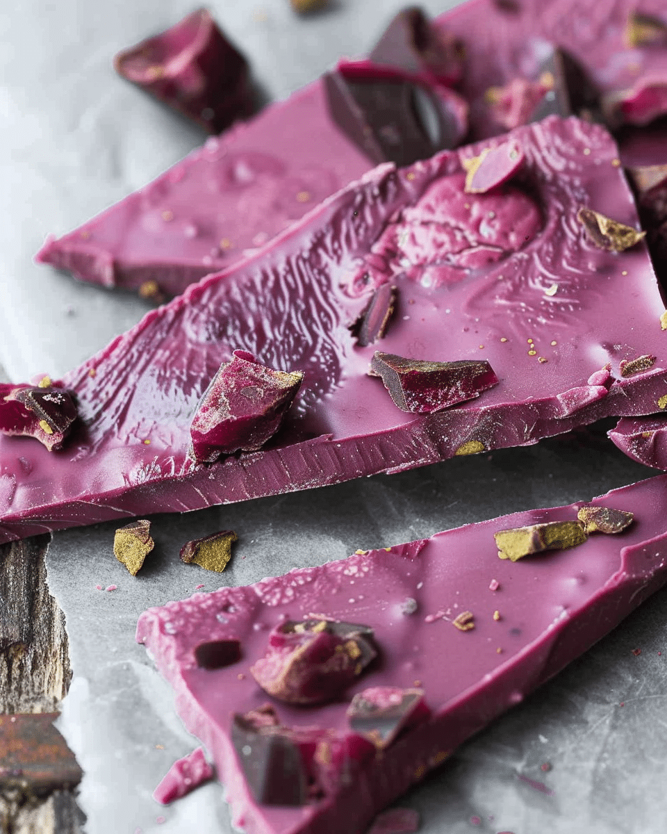 Ruby Chocolate Bark