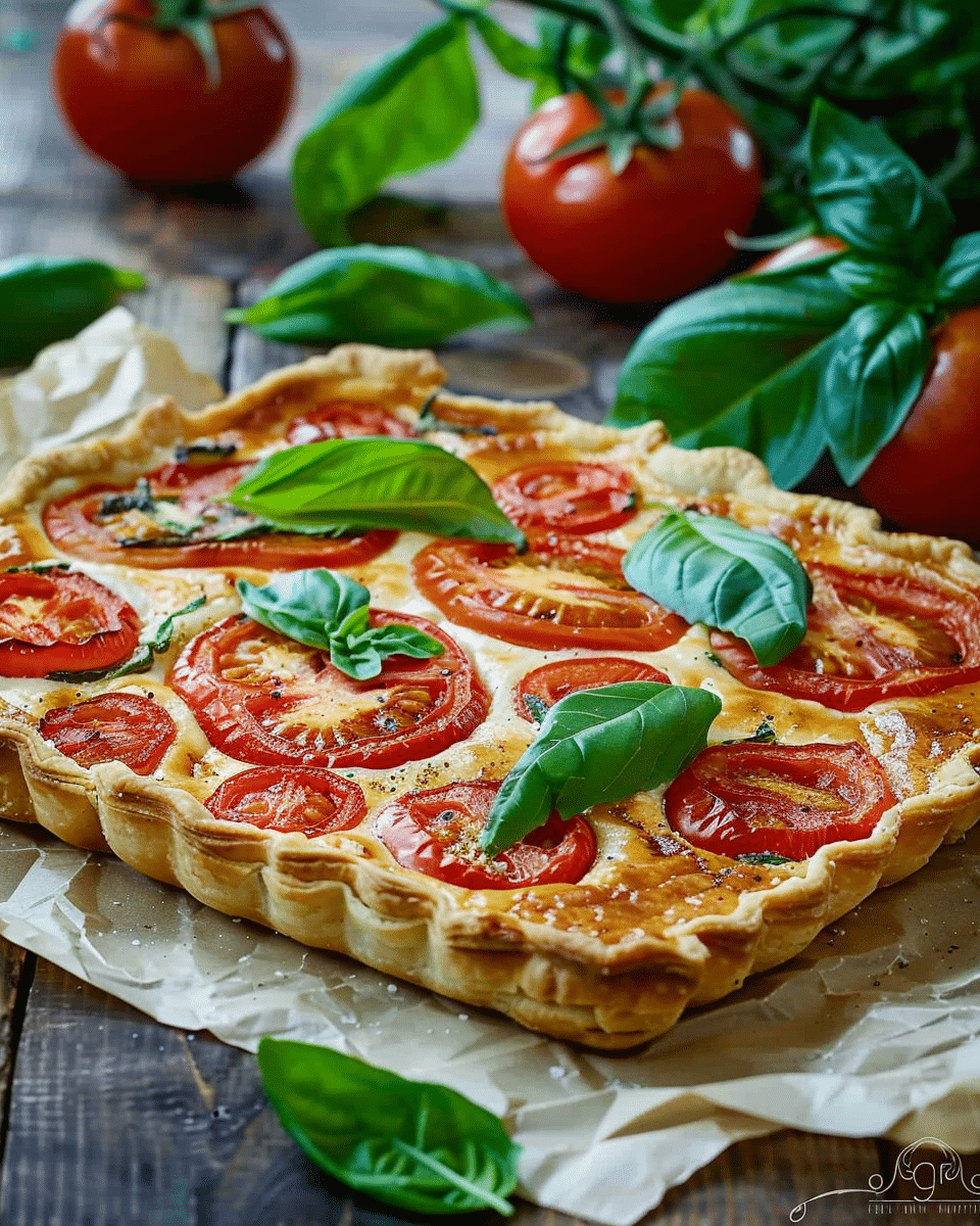 Tomato Basil Tart