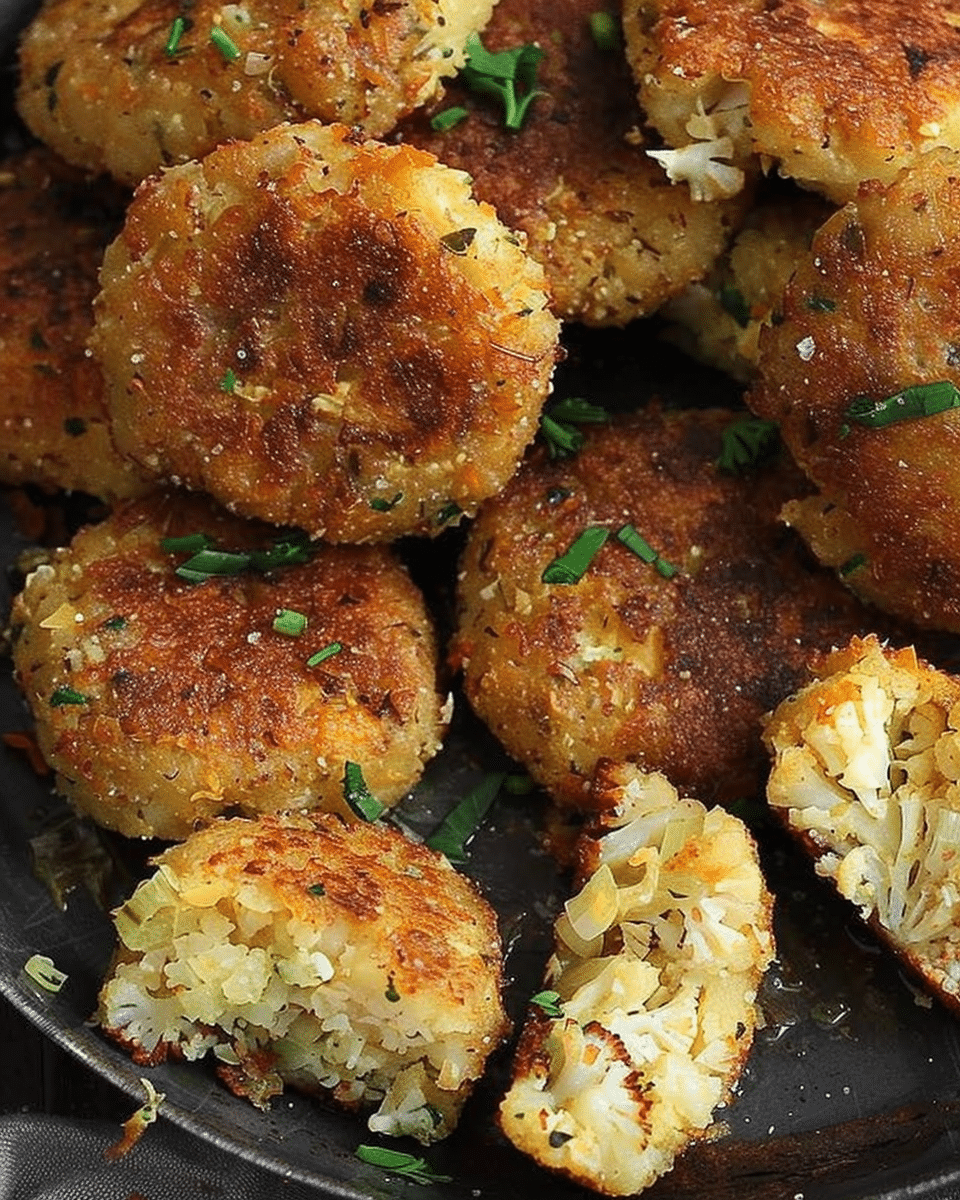 Baked Cauliflower Potato Patties
