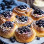 Blueberry Cream Cheese Buns