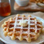 Crispy & Chewy Mochi Waffles