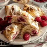 Layered Raspberry Scones