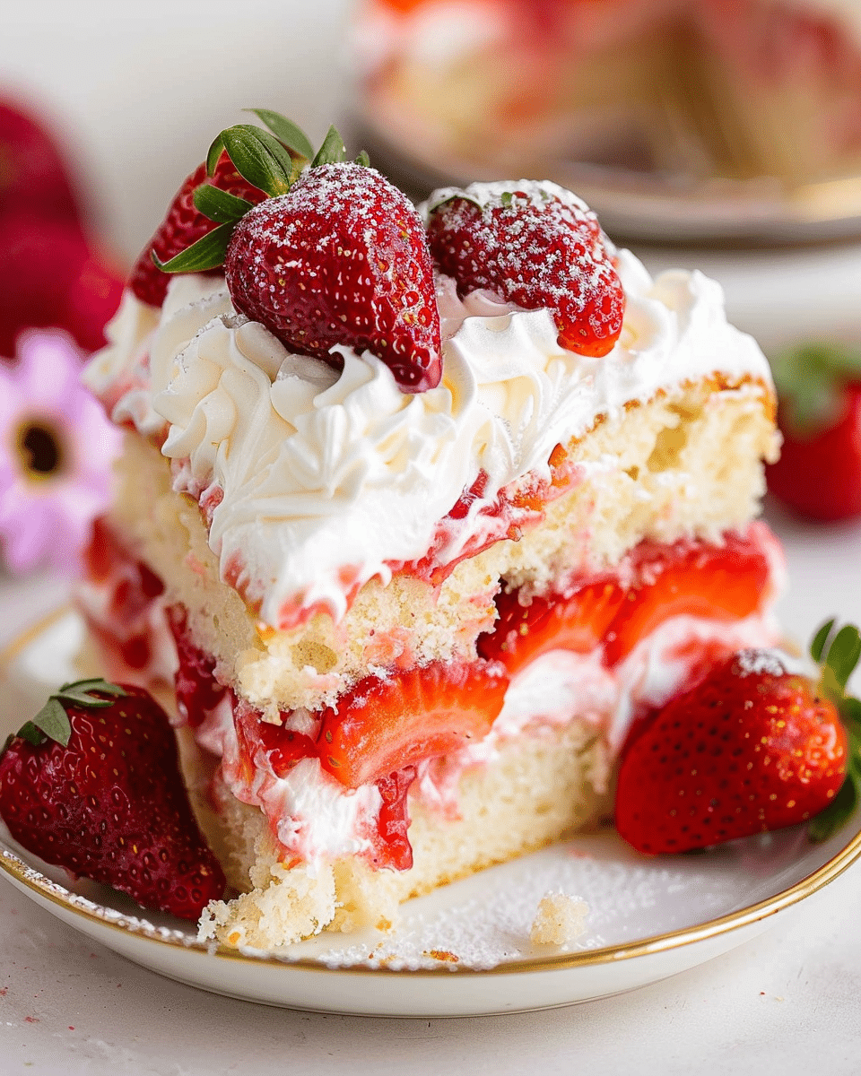 Strawberry Shortcake Cake