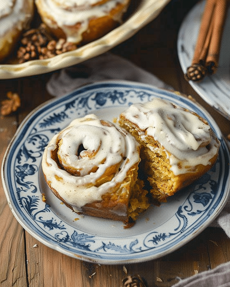 Pumpkin Cinnamon Rolls