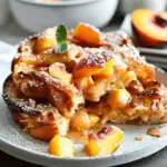 Peach French Toast Casserole