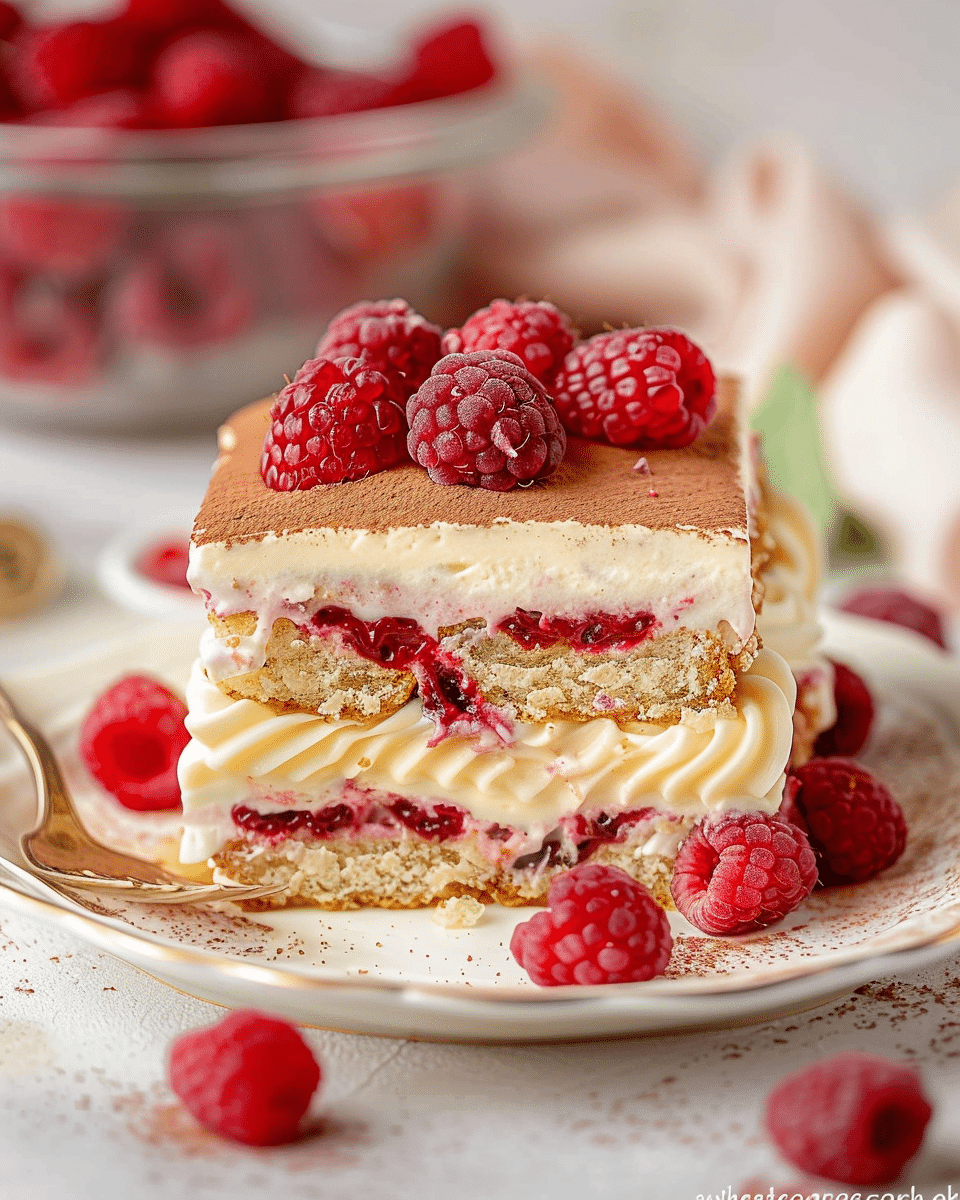 Raspberry Tiramisu