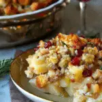 Genius Potato, Turkey and Stuffing Layered Leftovers