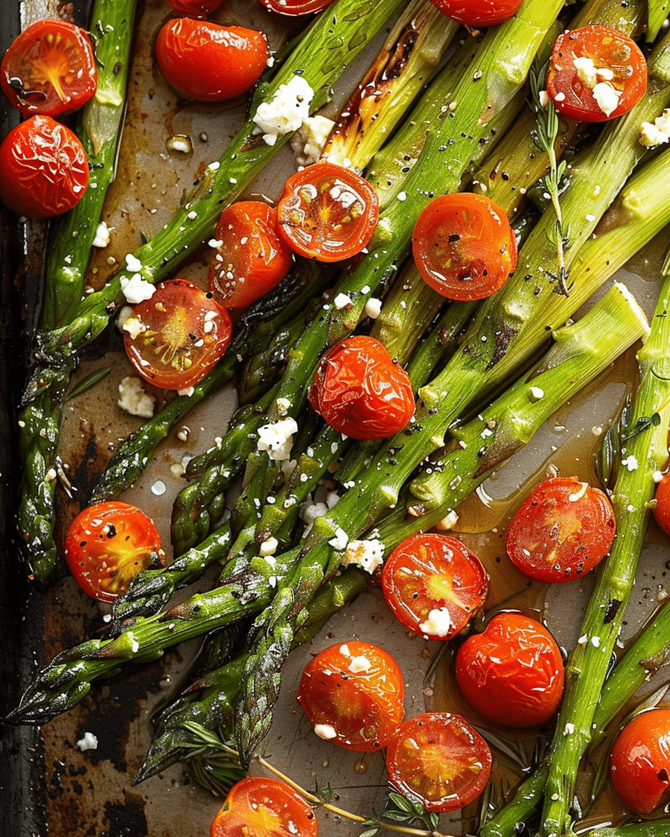 Roasted Asparagus and Cherry Tomatoes
